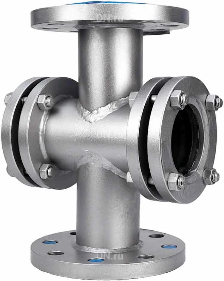 Стекло смотровое SG2-35S-F тип В ГОСТ 21836-2021 Ду25 Ру25 нержавеющая сталь, фланцевое